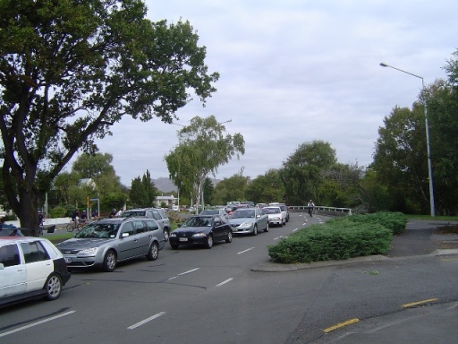 Example of problem – buses are stuck in this 1.8km long queue back from the Hills / Shirley intersection