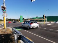 newly constructed intersection on Smith Street, Kaiapoi