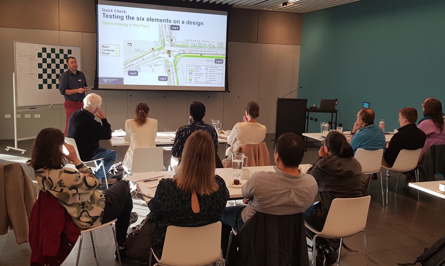 Glen teaching in Christchurch