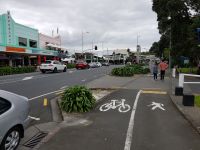 Street scene in Mission Bay, Auckland