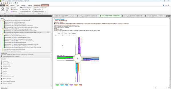 SIDRA interface for this project