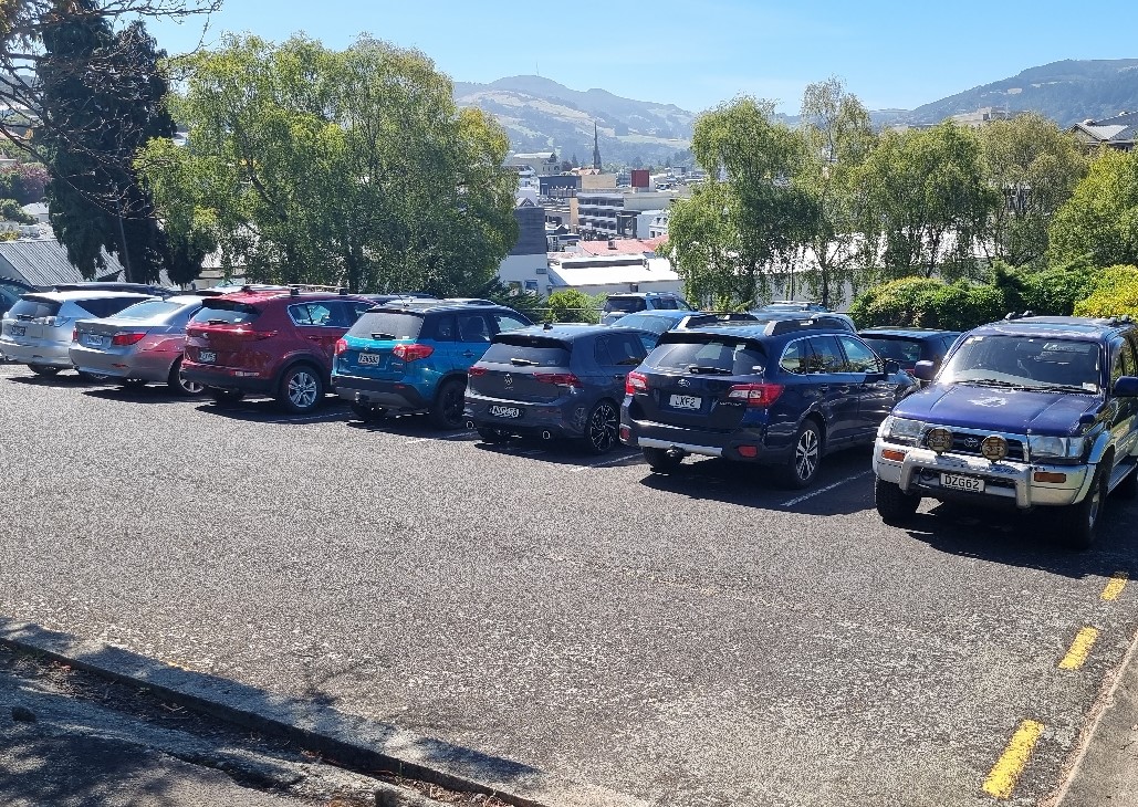 Filleul Street carpark, site with the highest percent occupancy on weekends