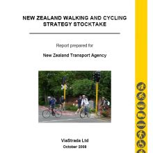 NZ walking and cycling strategy stocktake cover page