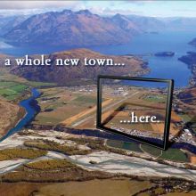 aerial photo of Frankton / Queenstown  