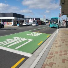 Lincoln Road bus lane in Christchurch