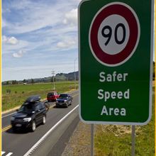 90 km/h speed sign