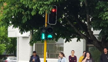 traffic light - pedestrian - green light