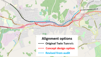 Alignment Options Twin Tunnels