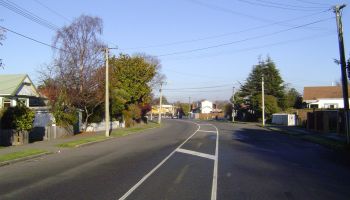 Swanns Road median strip.