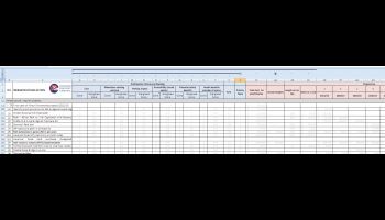 MCA spreadsheet screenshot