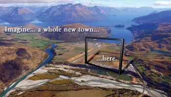 aerial photo of Frankton / Queenstown  
