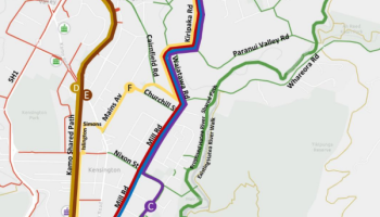 Tikipunga to City route options 