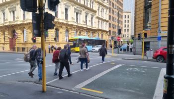 Customhouse Quay and Willis Street intersection